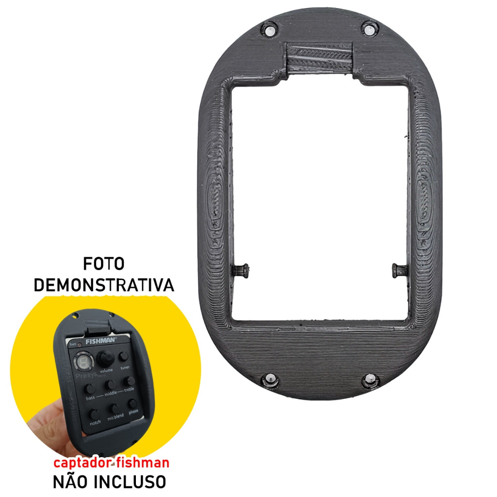 Moldura Captador Fishman Violão Condor H-750 Akkord