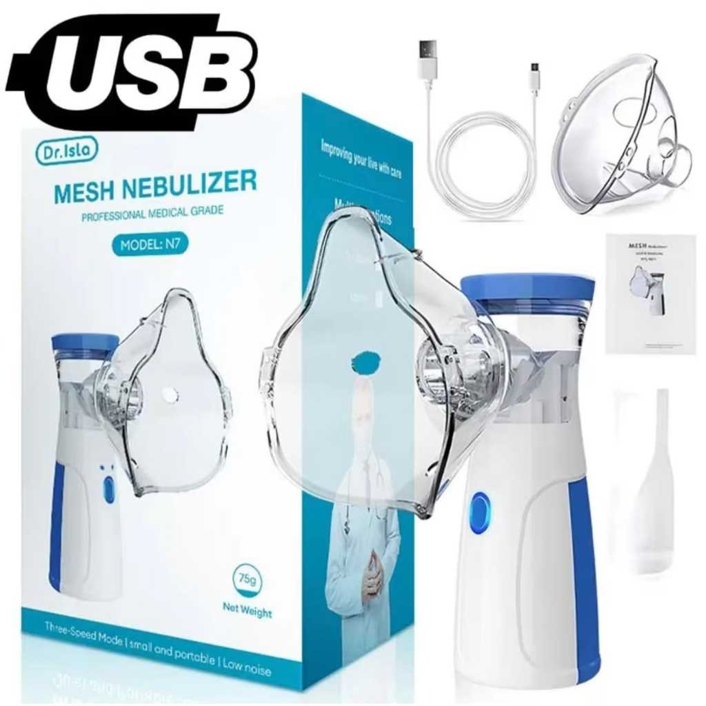 Inalador Ultrassônico Portátil Nebulizador USB Pilha Sem Fio - Pronta Entrega em Oferta na Shopee