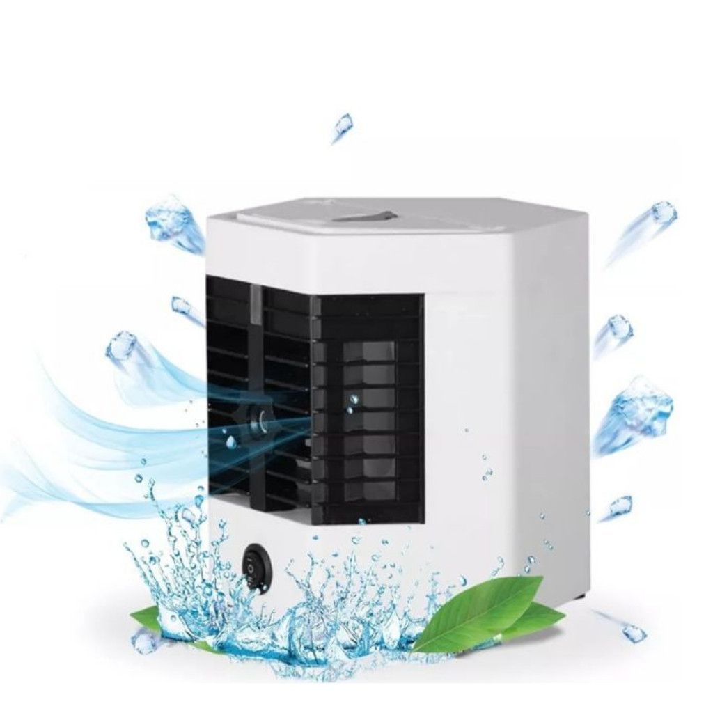 Mini Ar Condicionado Climatizador Umidificador Portátil Usb