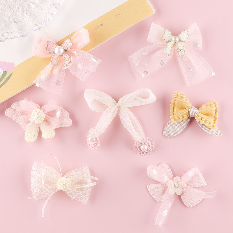 Acessórios para o cabelo acessórios meias sapatos chapéu decoração acessórios amor arco grampo de cabelo acessórios broc
