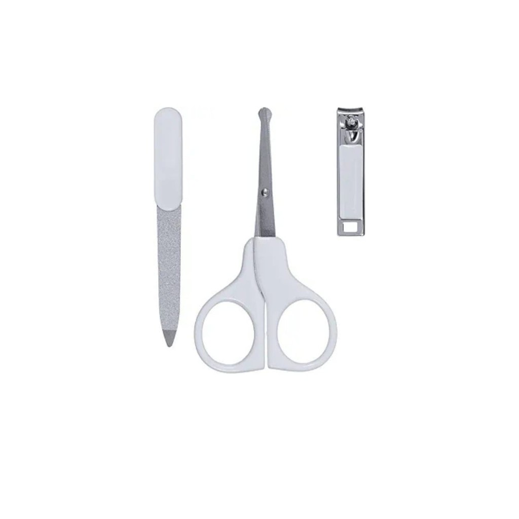 Kit Manicure Do Bebê Branco Buba