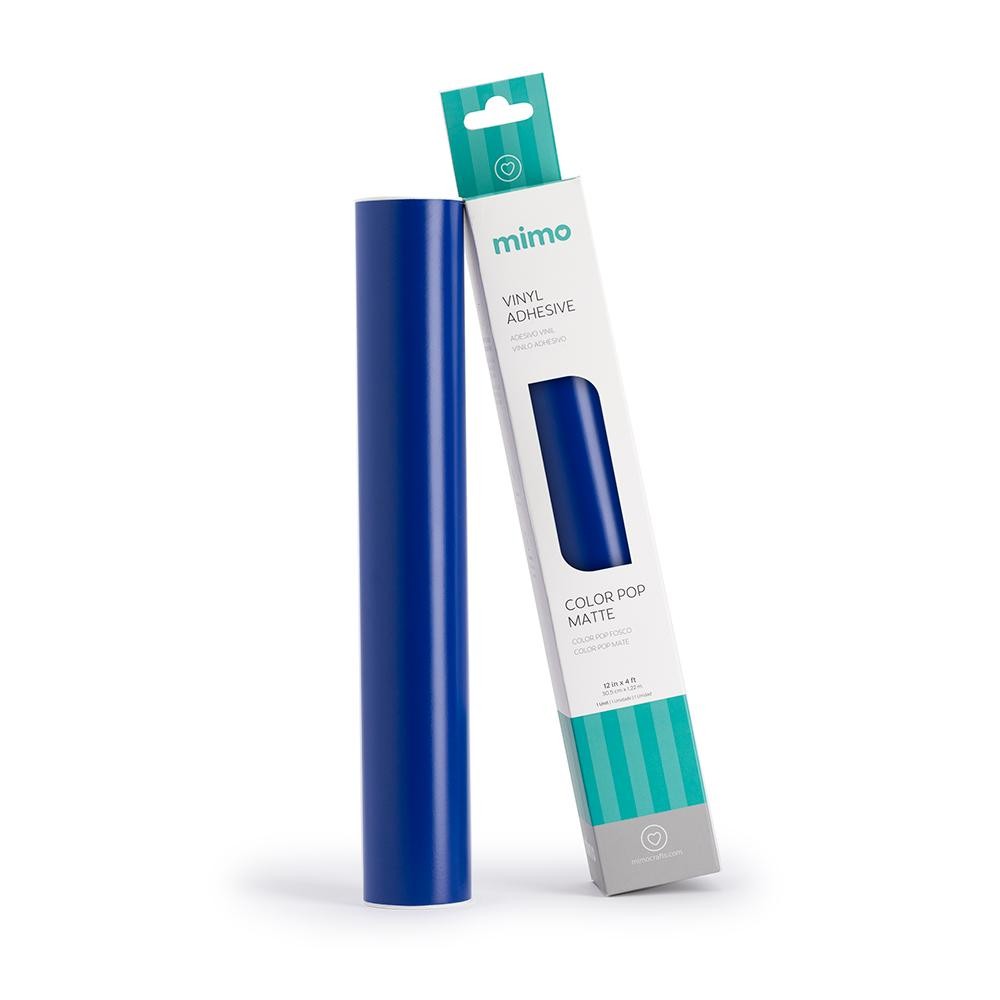 Adesivo Vinil Color Pop Fosco - Azul Marinho - Mimo - 30,5 cm x 1,22 m - 1 Und em Oferta na Shopee