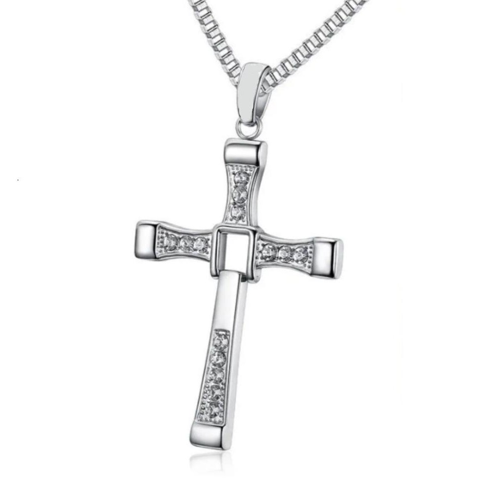 Colar Cordão Cruz Dominic Toretto Velozes E Furiosos - Vorax Acessórios Aço Inox Original