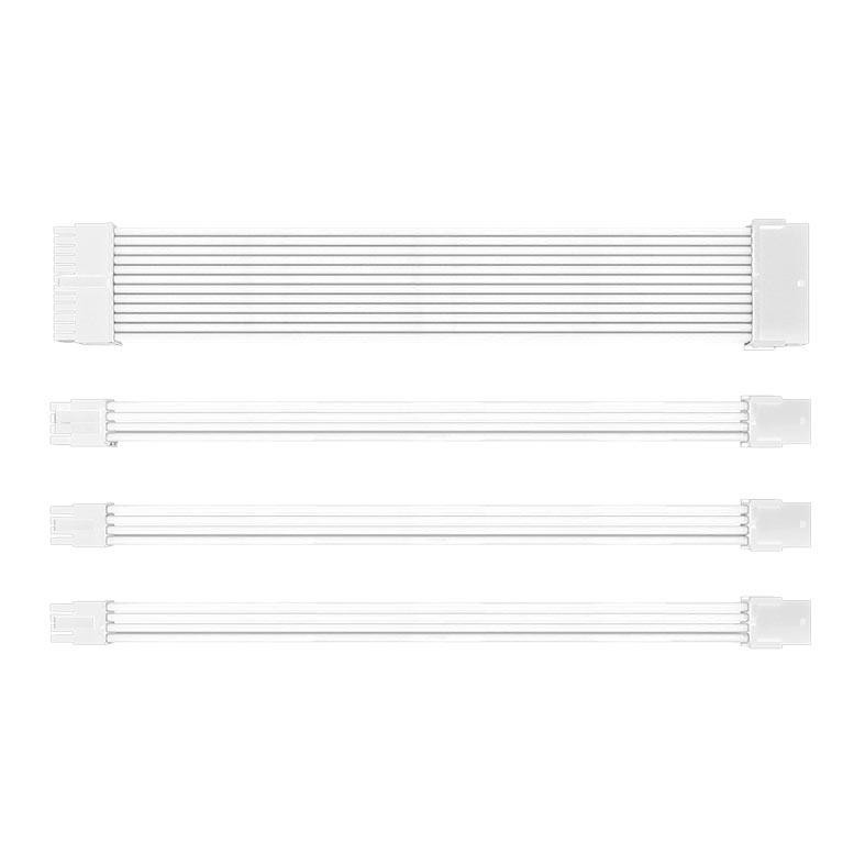 Kit Cabo Sleeved Pichau CS110, 24P+8P+PCIe 2x8P, Branco, PCH-CS110-WHT02 em Oferta na Shopee