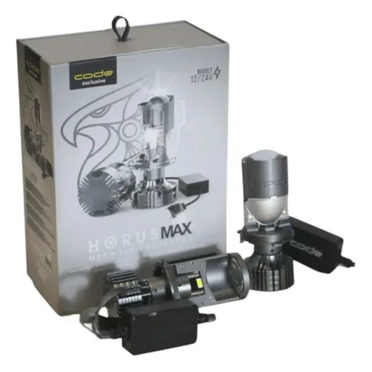 Kit Par Lampada Ultra Led Horus Code H8 H9 H11 H16 4300k 12v 24v PGJ19-3 em Oferta na Shopee