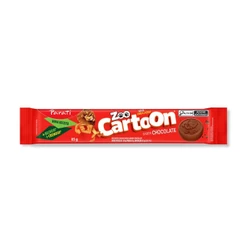 Biscoito Recheado Zoo Cartoon® Chocolate Parati® 85g