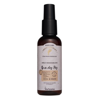 Spray Desodorante Spa dos Pés Aromatherapy Via Aroma - 120ml em Oferta na Shopee
