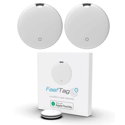 Kit 2 Mini Tags Rastreadores Localizadores De Objetos Buscares Pets Malas Gps Faaftag FT-TAG - 2 UND