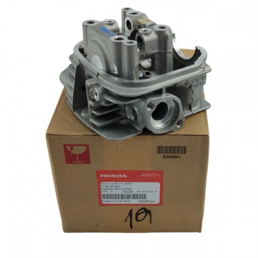 Cabeçote Completo Honda Biz110 / Pop110 2016 a 2024 Original Honda