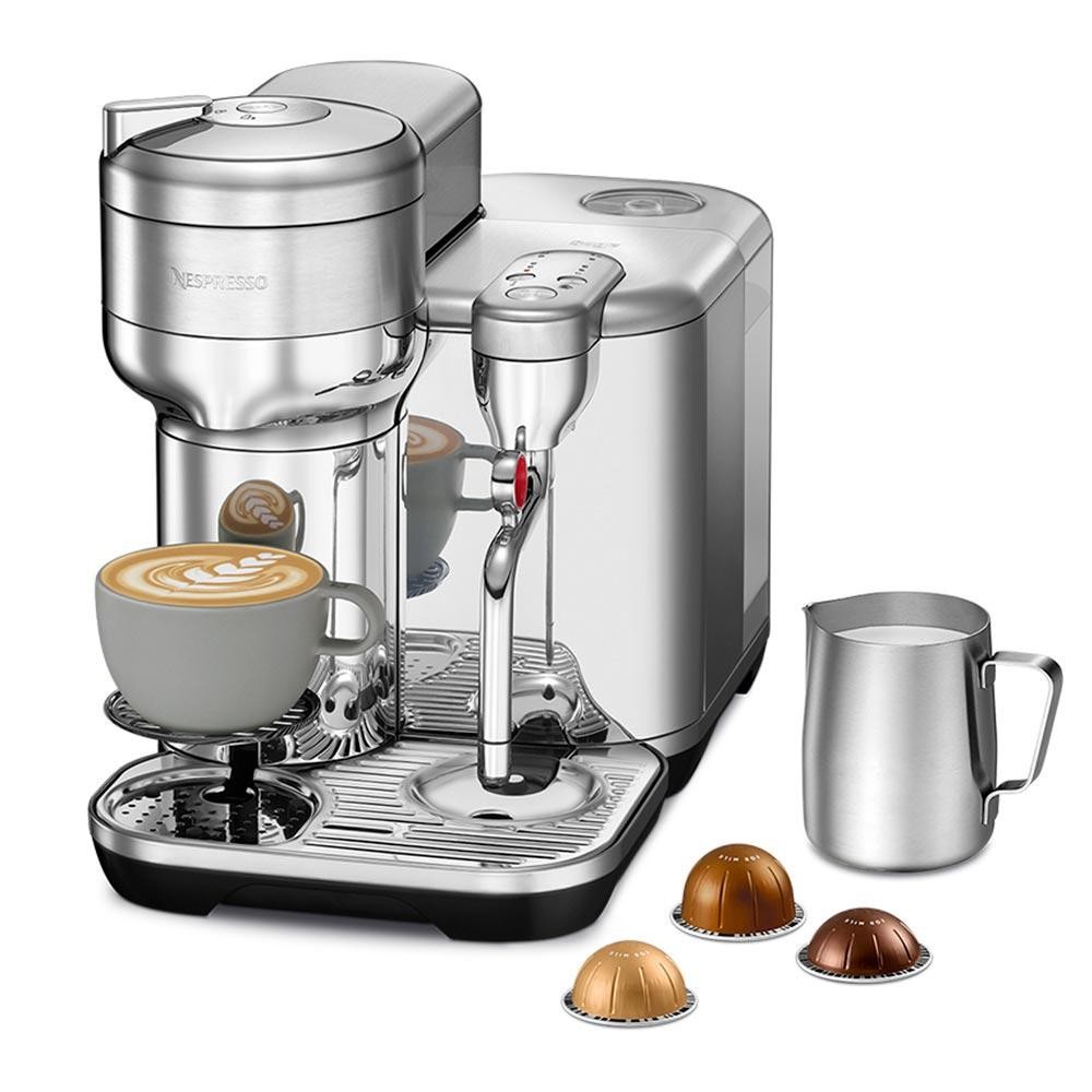 Máquina de Café Nespresso Vertuo Creatista em Aço Inoxidável para Café Espresso - GCV5BR em Oferta na Shopee