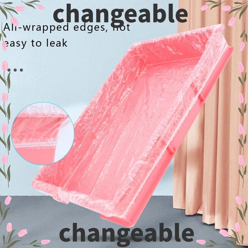 Tapete Mutável Da Bandeja Gaiola Do Coelho De 10 Pces , Capa Descartável Transparente Animal De Estimação Grossa Elástic