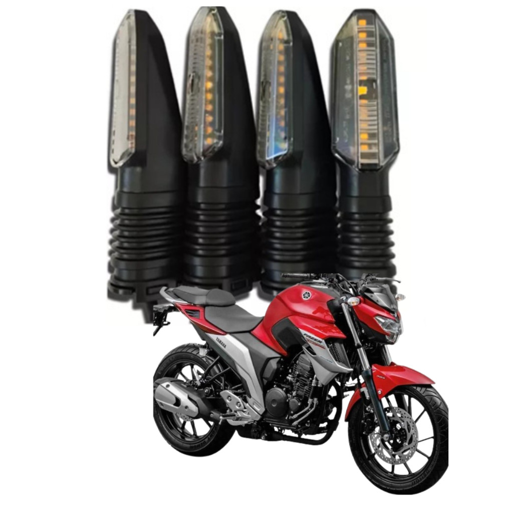 Kit Pisca Seta LED Esportivo Yamaha Fazer YBR Factor Lander Crosser Encaixe Original Yamaha em Oferta na Shopee