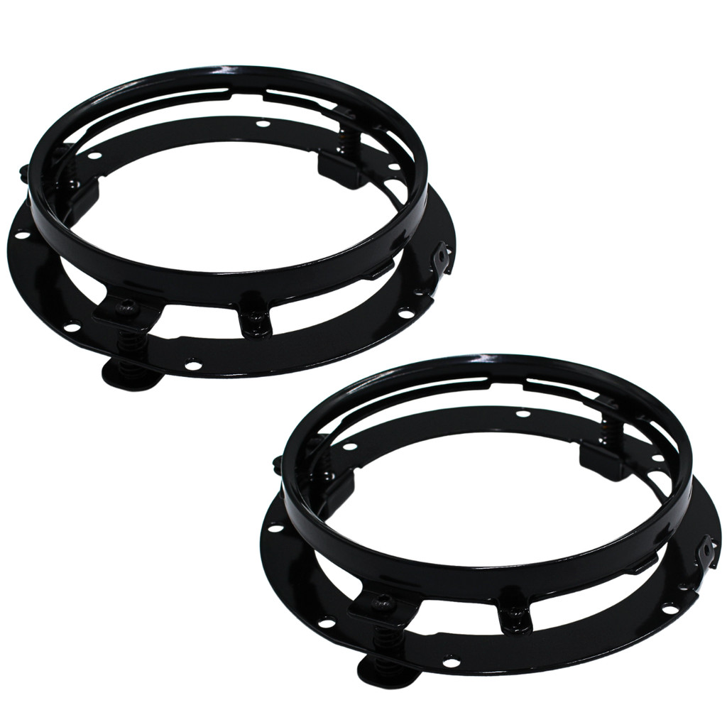 Par Suporte Farol 7 Polegadas Universal Sealed Beam Jeep