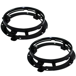 Par Suporte Farol 7 Polegadas Universal Sealed Beam Jeep