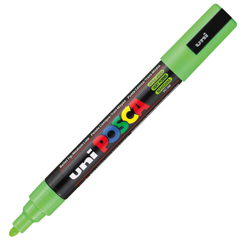 Caneta Posca PC-5M Maçã Verde Uni-Ball em Oferta na Shopee