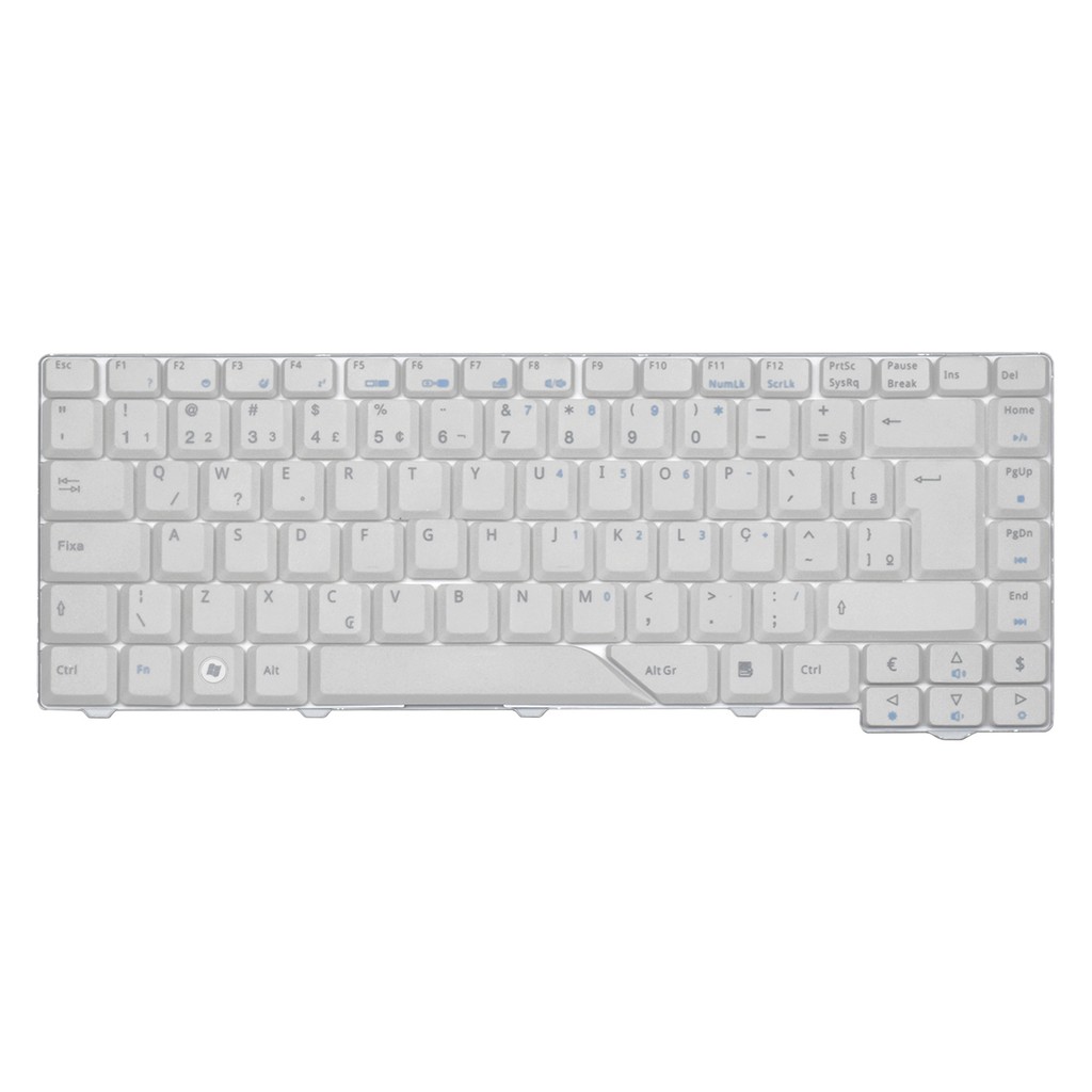 Teclado para Notebook Acer Aspire 4720-4920 5310 | Branco ABNT2 - Computers & Accessories