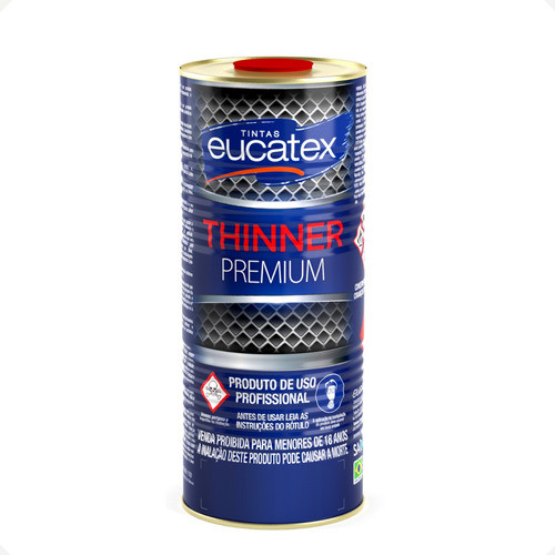 Thinner Eucatex 9800 - 900ml - Para Diluição E Limpeza