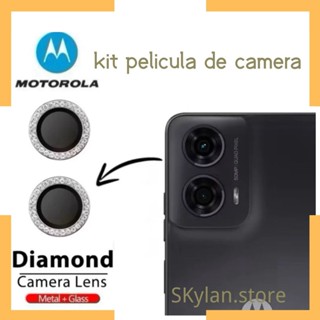 Pelicula diamante de vidro protetor de Lente Cãmera Para Motorola moto MOTO G14 G24 G34 G35 G55 G75 G84 G85 G86 G56 em Oferta na Shopee