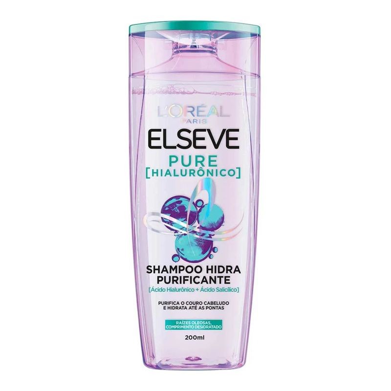 Shampoo Elseve Hialuronico Pure 200ml em Oferta na Shopee