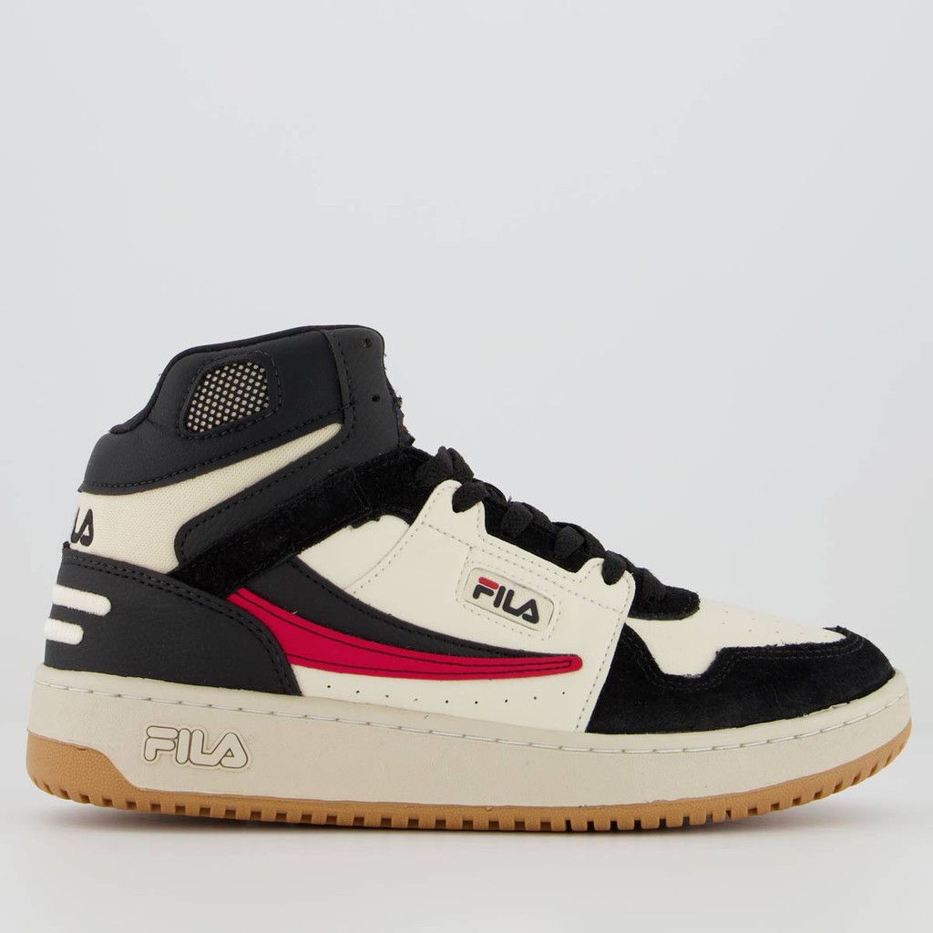 Tênis Fila ACD MID Bege e Preto em Oferta na Shopee