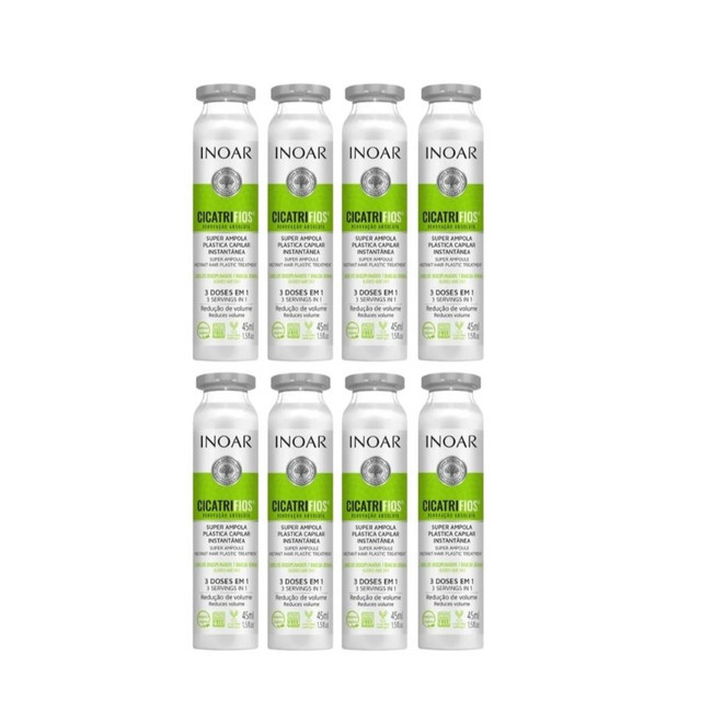 Inoar Kit Cicatrifios 8 Ampolas 45ml
