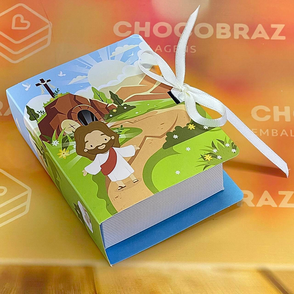 10 CAIXAS P/ 4 DOCES LIVRO - 9,5X8X4 CM -TEMPO DE PASCOA 5390 (PASCOA IDEIA OUTLET) em Oferta na Shopee
