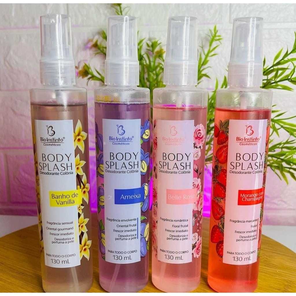 2UN BodySplash Perfume Corporal Feminina Aromas Marcantes Envolvente Bolsa Casa Escritório Beleza em Oferta na Shopee