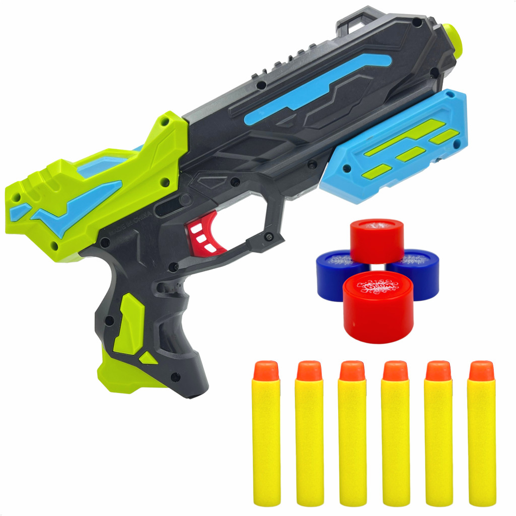 Lançador De Dardos Ventosa Arma De Plástico Pistola Lança Projéteis Brinquedo Com Acessórios