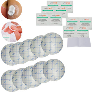 Adesivo Protetor Sensor FreeStyle Libre Prova d’Água Alta Fixação + 10 alcool swab