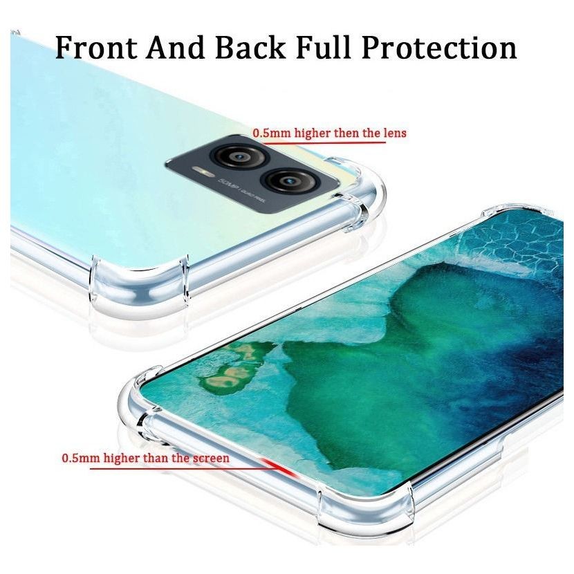 Detalhes do Capa transparente capinha TPU Anti Shock Impacto MOTO G13 G23 G53 G72 G73