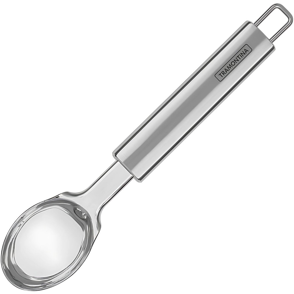 Colher Aço Inox Para Sorvete Tramontina Marfim açai bola sobremesa pavê