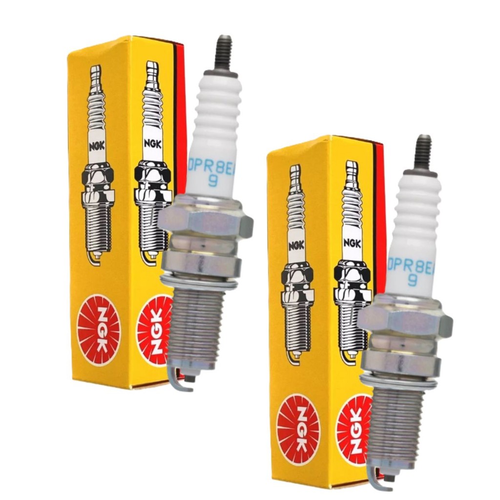 Kit Velas de Ignição P/ Suzuki Gs 500e DPR8EA-9 (2 Unidades) Ngk em Oferta na Shopee