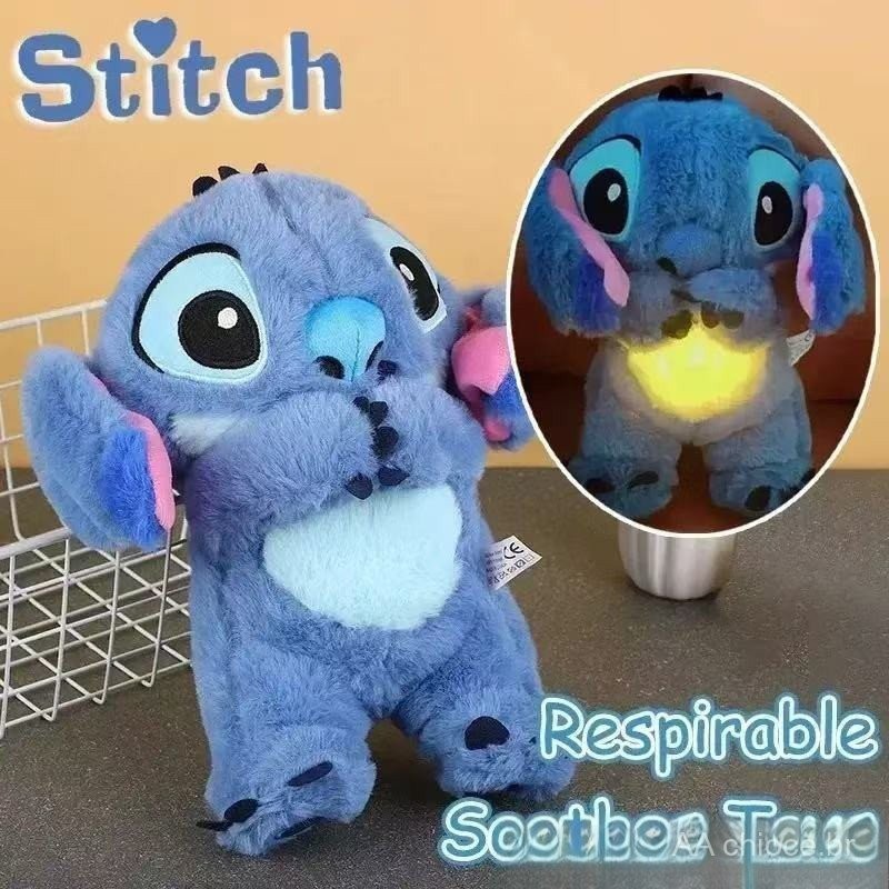 27cm Stitch Que Respira Respiração Realista E Sons Musicais Ideal Presente Para Quem Ama Stitch em Oferta na Shopee