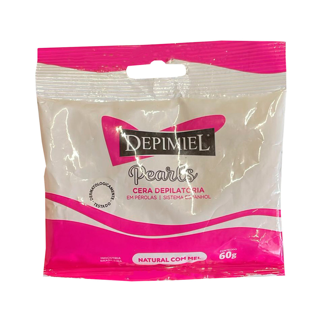 Cera Depilatória Depimiel Natural Mel Peles Sensíveis 60g