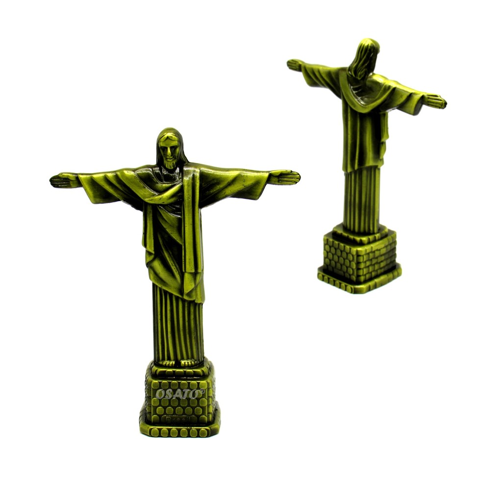 Cristo Redentor Miniatura Souvenir Rio De Janeiro De Metal