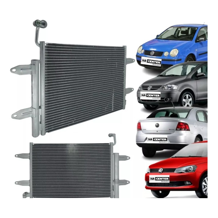 Condensador Do Ar Vw Polo/fox/gol G5/g6 Voyage G5/g6 Saveiro em Oferta na Shopee