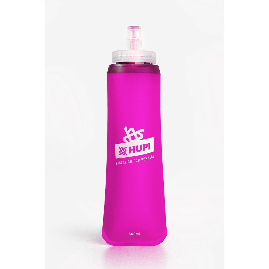 Garrafa Dobrável Soft Flask HUPI Rosa - 500ml em Oferta na Shopee