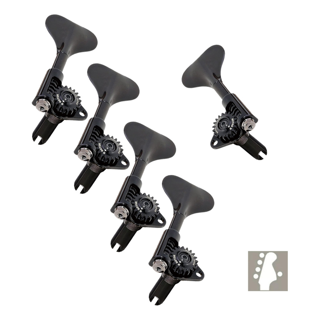 Tarraxa Baixo Gotoh Gbu510m-9 Compacta 4x1 Preta Leve