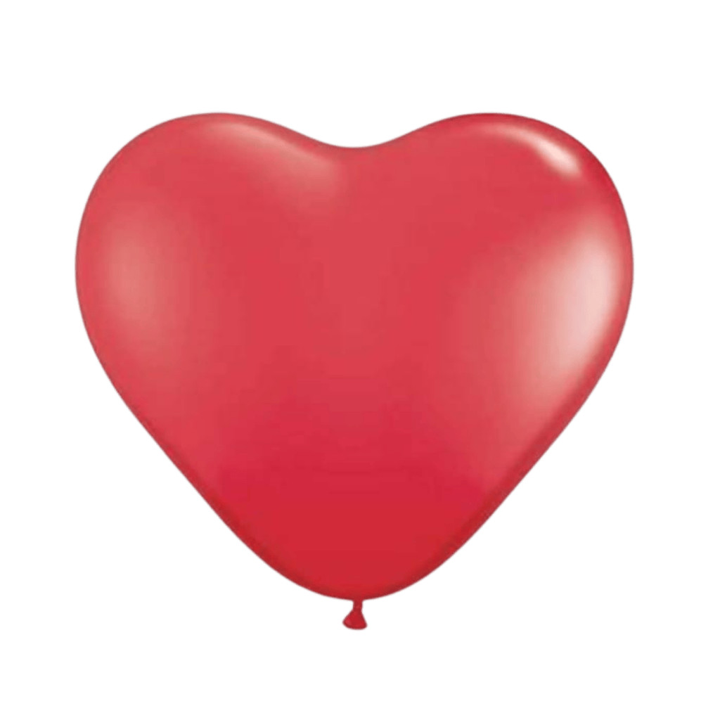 Bexiga Balões Namorados Coração Nº 6 Vermelho - 50 Unid em Oferta na Shopee