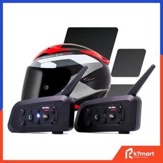 1pcs/2pcs Par Intercomunicador Capacete Comunicador Moto V6 Bluetooth em Oferta na Shopee