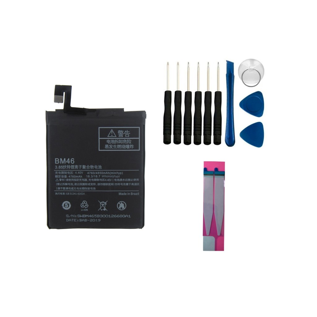 Power Bateria Compatível com Xiaomi Redmi Note 3 / Redmi  Note 3 Pro + Kit Reparo