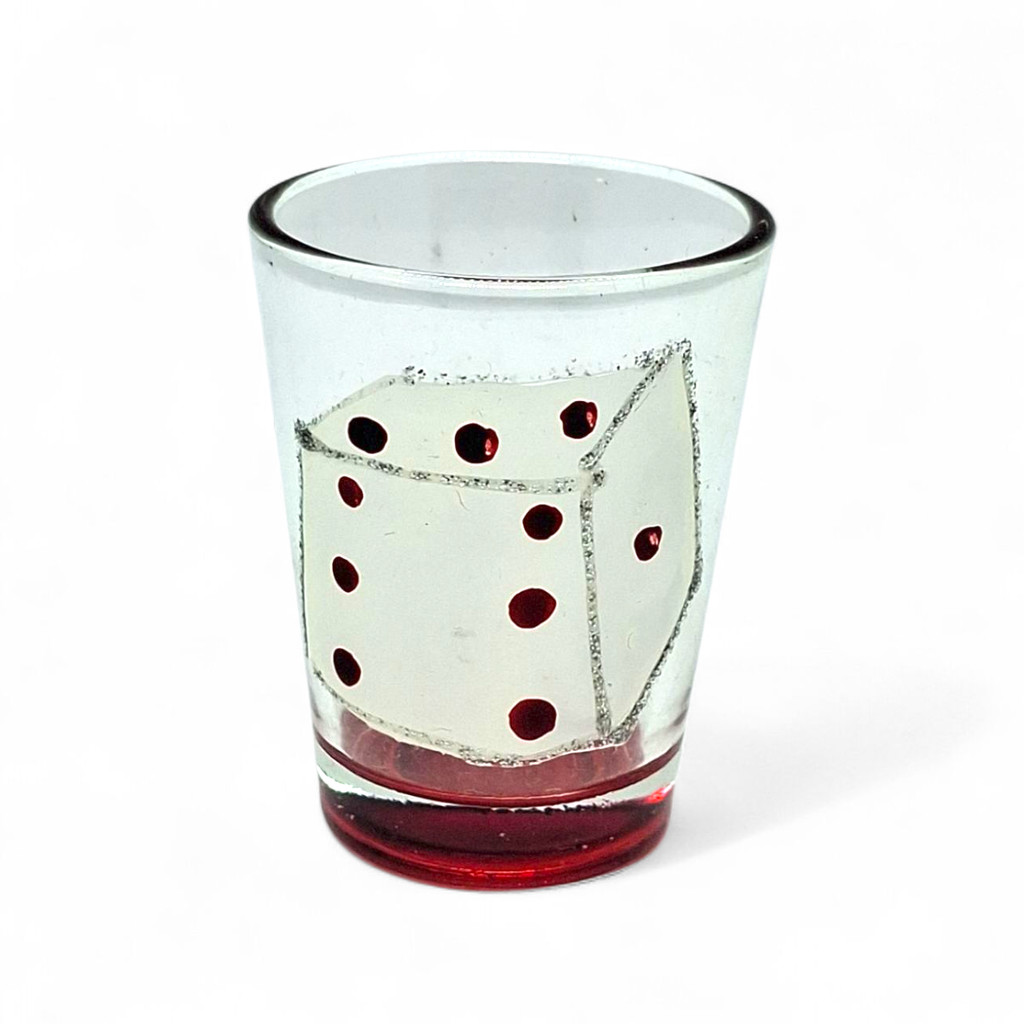 Copo Cachaça Zé Pilintra Dose Whisky Pintura de Dado 60ml