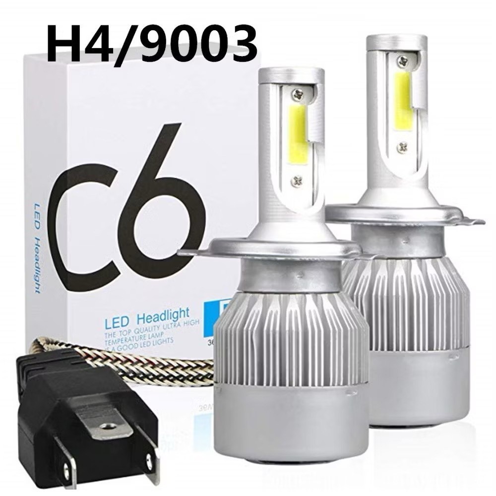 Par Lâmpadas H4 Super Led Top 6000K C6