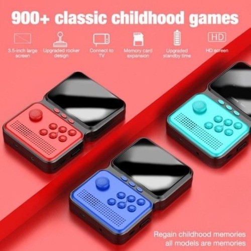 Mini Video Game Com 900 Jogos Com Cabo P/ Tv Portátil Ay-006