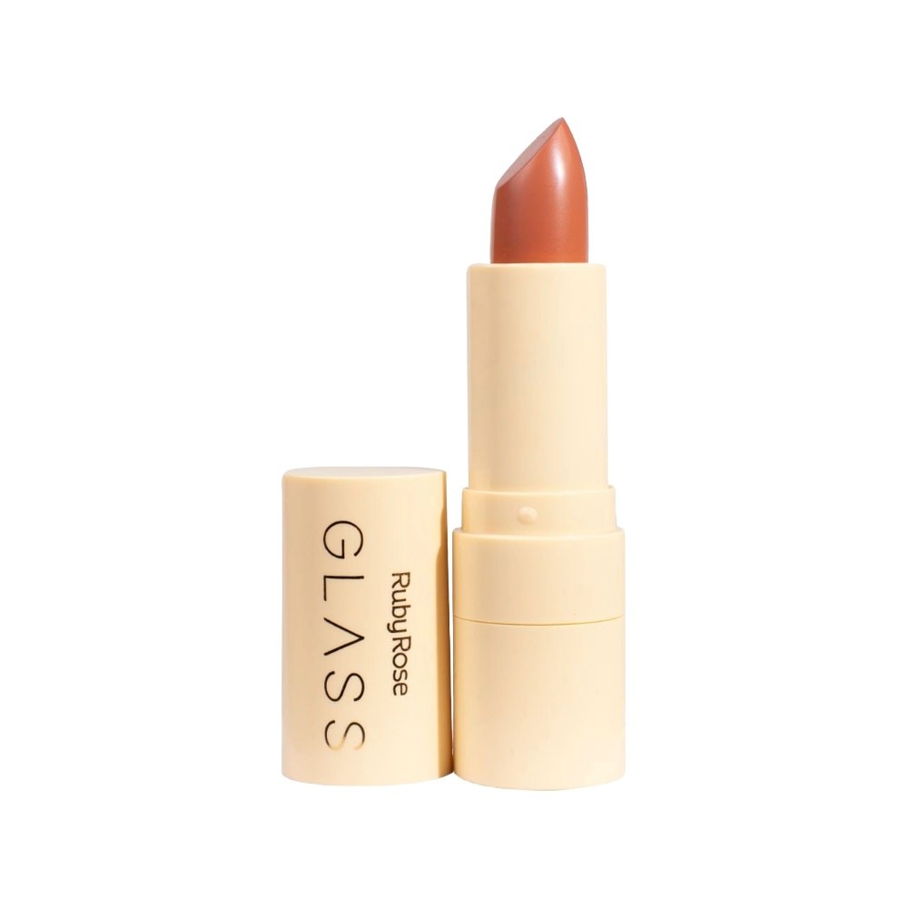 Batom Velvety Glass Ruby Rose BG06 em Oferta na Shopee