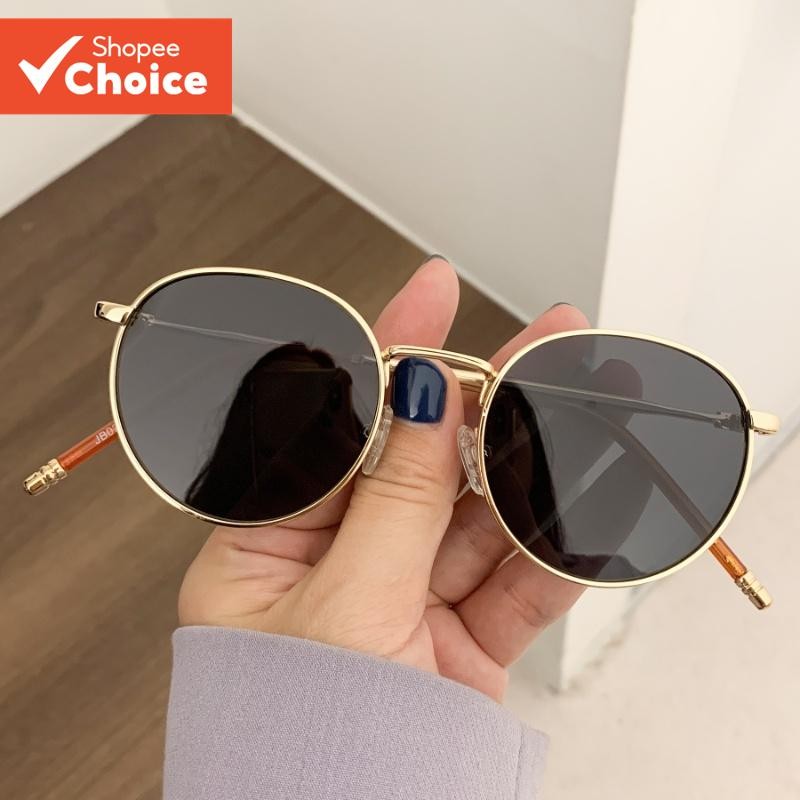 Óculos De Sol Redondos Retrô Inspirados Em Coreano Para Mulheres Com Proteção UV Uso Diário E Externo