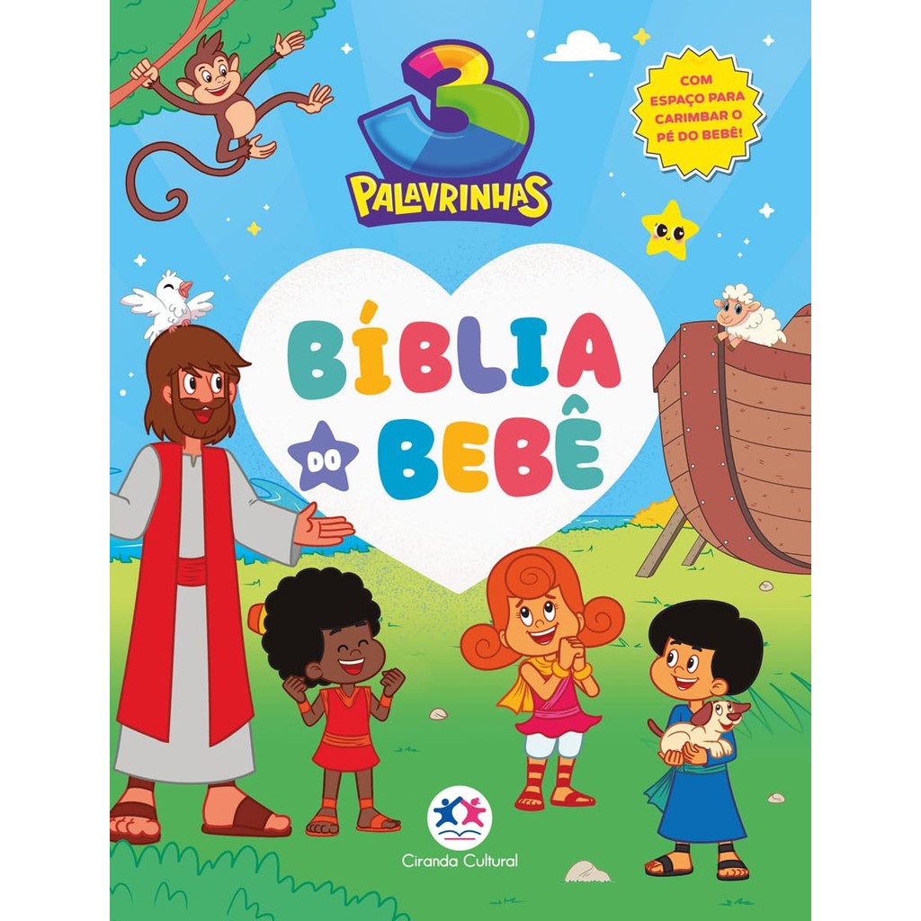 3 Palavrinhas - Bíblia Do Bebê Ilustrada Com Orações | Capa Dura