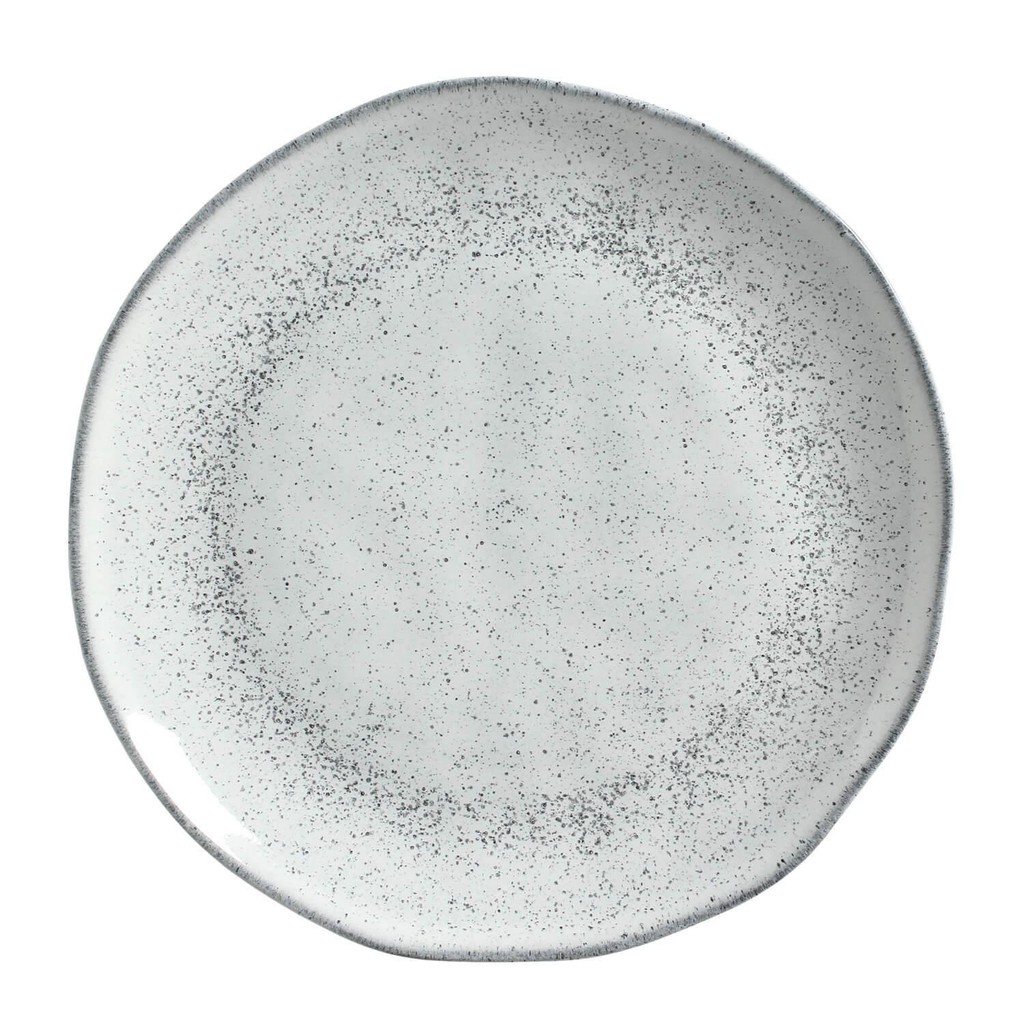 Conjunto com 6 Pratos Raso Orgânico Echo Ø26,5cm