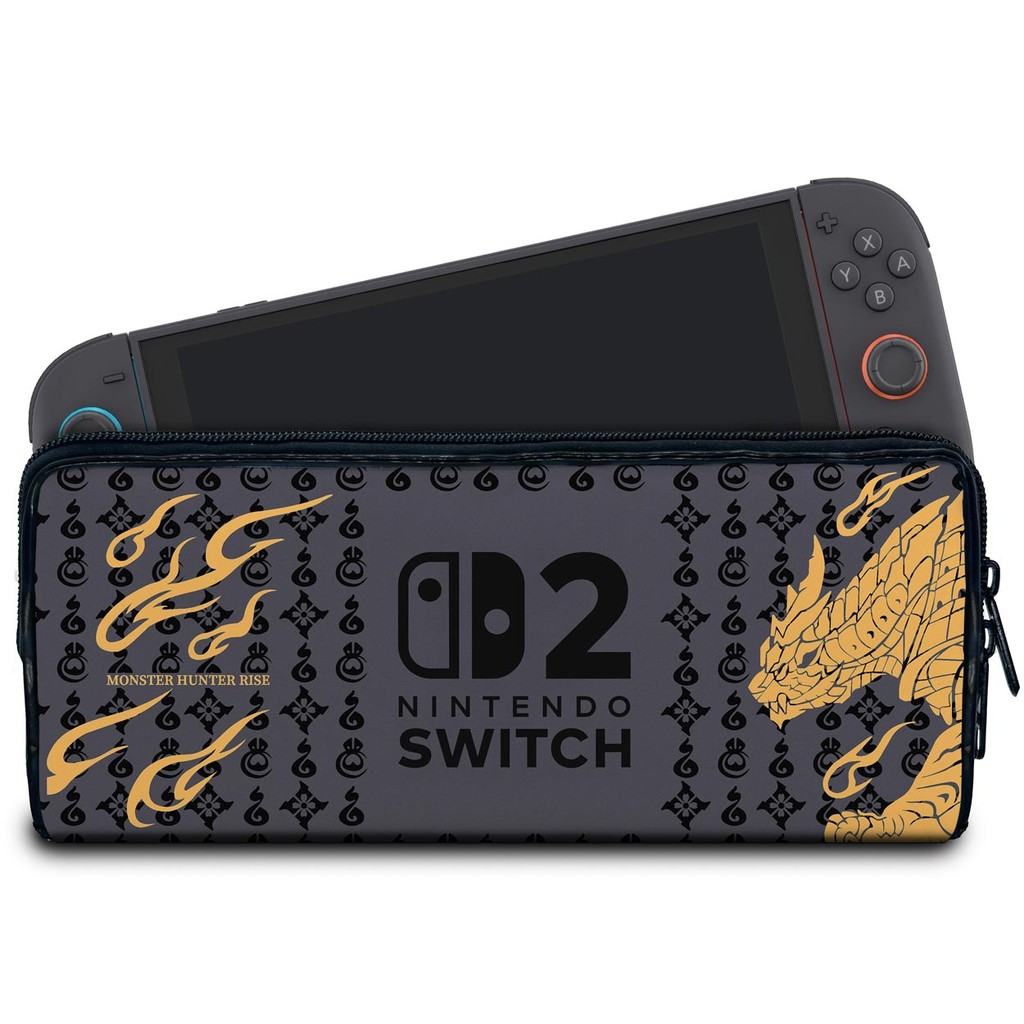 Case para Nintendo Switch 2 Bolsa Estojo - Monster Hunter Rise