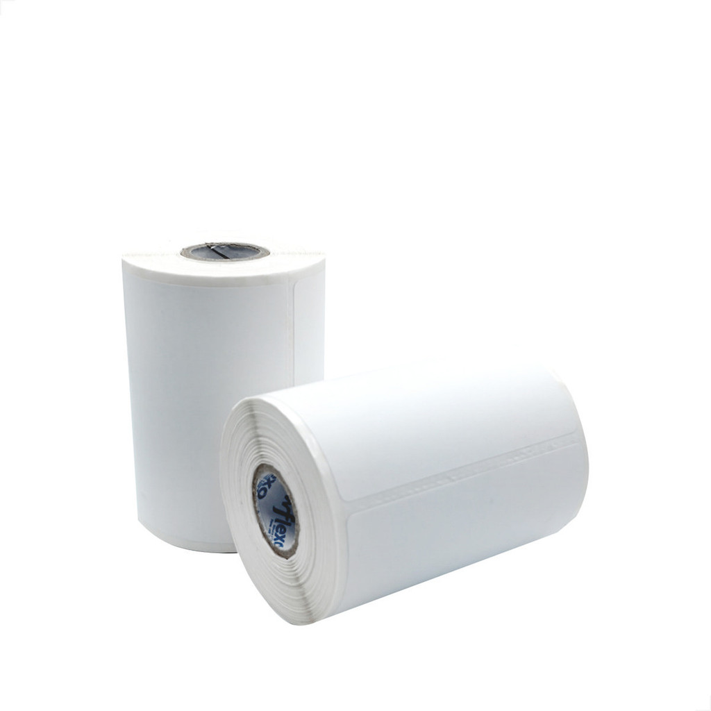 Kit 5 Rolos 10x15 Termica Serrilha 1000 Etiquetas Sem Ribbon